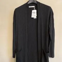 ❤︎【新品AZUL】リブ編み ロングカーディガン着丈約120cm Sサイズ