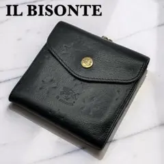 限定 IL BISONTE イルビゾンテ 折り財布 がま口 スター 金ボタンのサムネイル