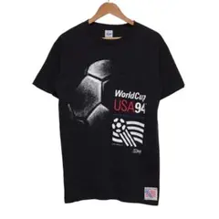 SALEM×94年　FIFAワールドカップ　ビンテージ半袖Tシャツ　USA製　黒