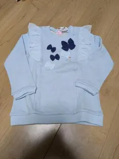 ミキハウス　トレーナー　水色　100