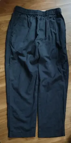 リネン混 S✨ GLOBAL WORK パンツ ネイビー カジュアル　リラックス