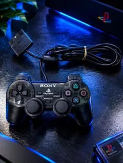 SONY PlayStation 2用 アナログコントローラー クリアブラック