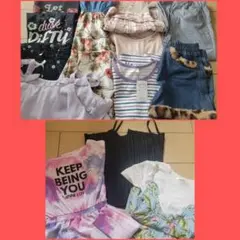 【130cm】女の子服 13点セット まとめ売り