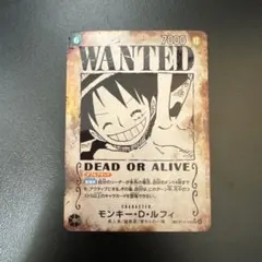 モンキー・Ｄ・ルフィ OP13-118 手配書 SPカード