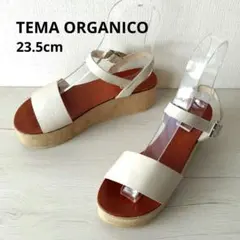 TEMA ORGANICO【23.5cm】プラットフォームサンダル　ベージュのサムネイル
