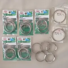 新品・未使用　キーリングセット　丸カン