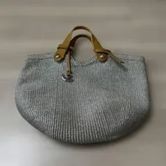 トフ＆ロードストーン　シルバー　カゴバッグ TOFF&LOADSTONE（トフアンドロードストーン） かごバッグ - シルバー