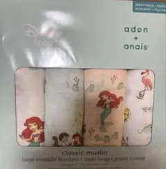 ディズニープリンセス おくるみ 2枚　aden + anais