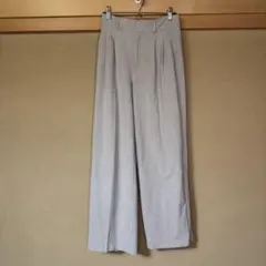 【匿名発送】　GU タックワイドパンツ　ベージュ　S
