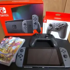 Nintendo Switch本体&プロコントローラー&ソフト2本の4点セット