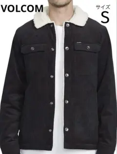 【VOLCOM】ボアジャケット　コーディロイ　KEATON JACKET 黒
