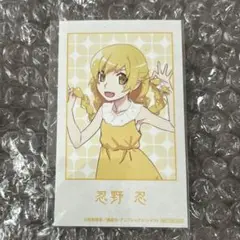 物語シリーズ　忍野忍　特典　ミニブロマイド　おまけ　くじ引き堂