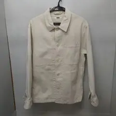 3116　ユニクロベージュデニムジャケット　Sサイズ