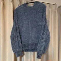 ikka Lサイズ ボリュームスリーブセーター