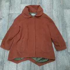 ホコモモラ レンガ色 コート size40