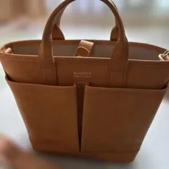 キソラ　キャメル　小さめバッグのサムネイル