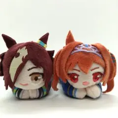 ウマ娘 通常ぬいぐるみ ウオッカ＆ダイワスカーレット 2点セット タグ