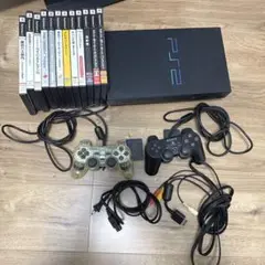 SCPH-30000 PS2本体　ソフトまとめ売り