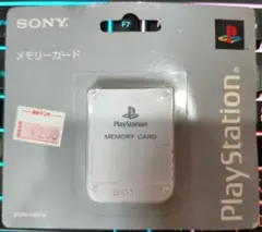 【未使用】PS1 プレイステーションメモリーカード グレー