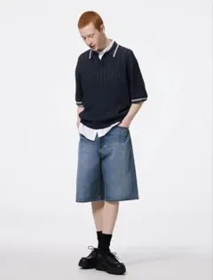 GU デニムハーフパンツ ジョーツ XL 完売品 美品 ストリート 夏