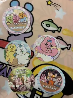 おぱんちゅうさぎ んぽちゃむ　ステッカー 5枚セット