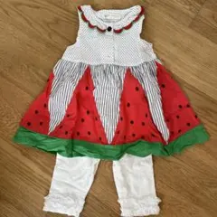 BABY CHEER スイカワンピース80 ズボン90