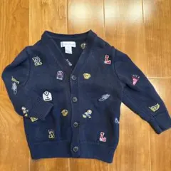 Ralph Lauren ネイビー カーディガン 12M(80cm)