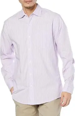 ポプリンシャツ レギュラーフィット カジュアル 長袖 メンズ