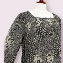 vintage ヴィンテージ ワンピース 花柄 ペイズリー レトロ 海外古着