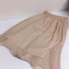 MUMU&Co.★ロングスカート　ボトムス★レーススカート★Lサイズ