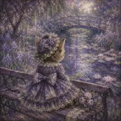 m**様 アクリル絵画 風景画 雨止んだね、お散歩行こか♡ - メルカリ