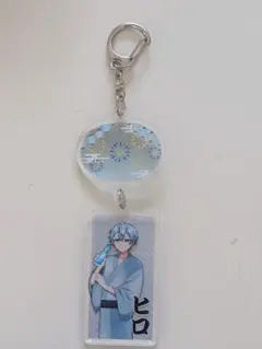 真夏の桃祭り ヒロ キーホルダー