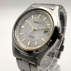 【稼働品】SEIKO SOLAR 腕時計　V147-0AE0 レディース