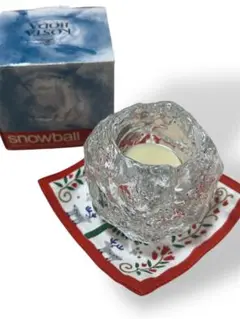 【おまけ付】KOSTA BODA スノーボール　Snow ball キャンドル