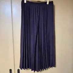 【未使用】UNIQLO ワイン プリーツスカート Lサイズ