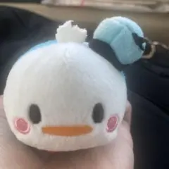 ドナルドダック ぬいぐるみ キーホルダー付き　ツムツム