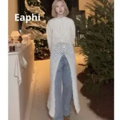 Eaphi】新品RIBBON YARN MESH CAMISOLE／ivory - メルカリ