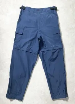 VINTAGE｜コーデュロイパンツ スラックス ペイズリー柄 USA製 ブルー