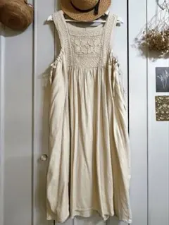 サマンサモスモス★刺繍レース入りキャミワンピース