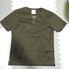 Classico クラシコ DECO スクラブ トップス M 茶のサムネイル