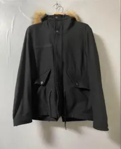 BEAUTY&YOUTHラクーンファーショートモッズコート