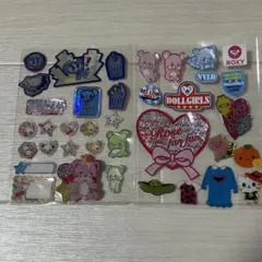 平成レトロ　ぷっくりシール平成女児 ナルミヤ リズリサ おすそ分け