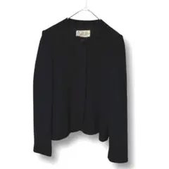 pierre cardin ノーカラージャケット フォーマル【7】黒 エレガントのサムネイル
