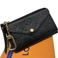 【高級美品】　ルイヴィトン　アンプラント ポルトカルトレクトヴェルソ　ブラック