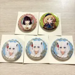 ホロライブ ランダム箔押し缶バッジ 正月衣装ver. 白上フブキ AZki