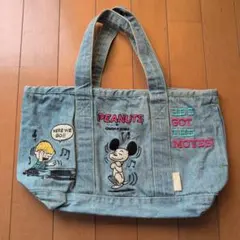 PEANUTS デニムトートバッグ