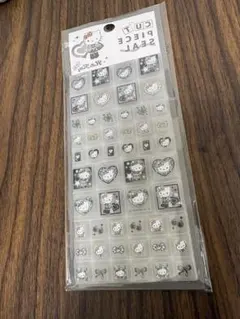 ハローキティ モノクロタイルシール