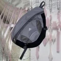 adidas ショルダーバッグ グレー/ブラック