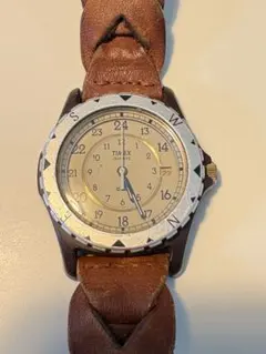 TIMEX クォーツ サファリ 当時物革ベルト - メルカリ