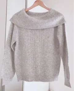 【お値下げ】マジェスティック レゴン オフタートルニット セーター